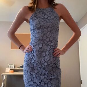 Purple floral sundress